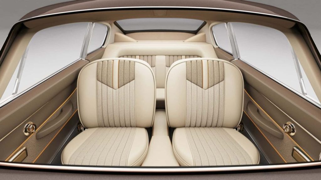 2023 Lunaz Aston Martin DB6 EV. Imagen interior.
