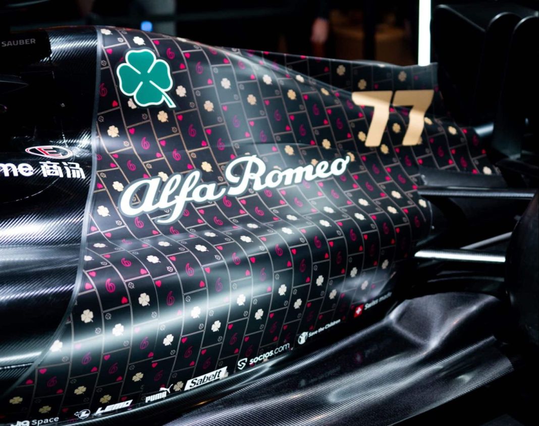 2023 Alfa Romeo F1 decoración Las Vegas. Imagen portada.