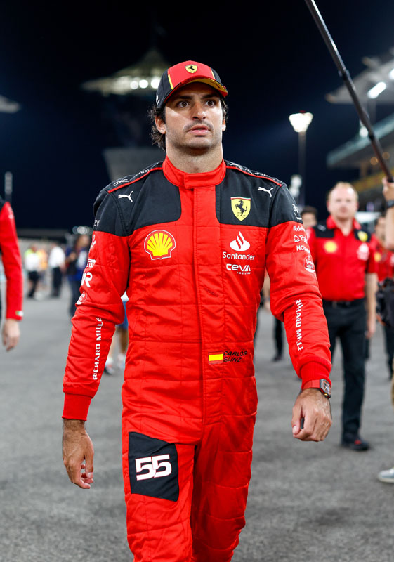 Gorra Scuderia Ferrari 2023 Carlos Sainz Driver