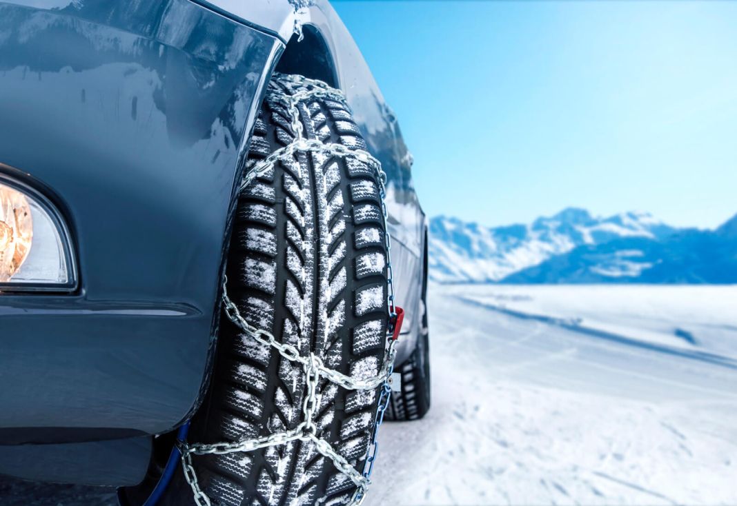 UTILIZA CADENAS O NEUMÁTICOS DE INVIERNO