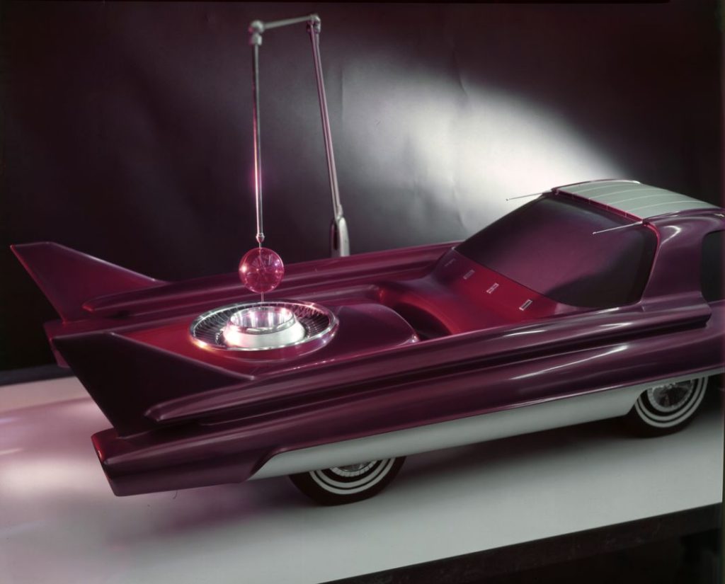 1957 Ford Nucleon Concept Car. Imagen detalle.
