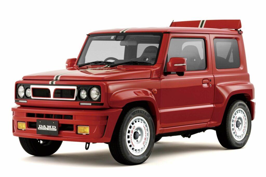 Damd Suzuki Jimny renault 5 Lancia Delta 13 Motor16