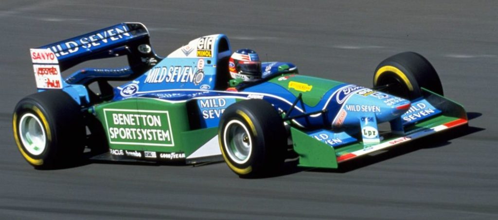 1994 Michael Schumacher. Benetton. Imagen.