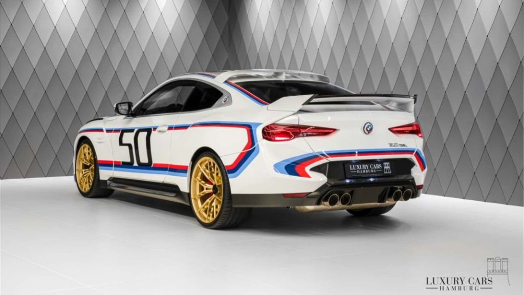 2022 BMW 3.0 CSL Hamburgo. Imagen trasera.