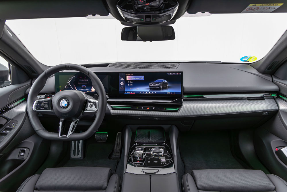 2024 BMW 520d. Prueba. Imagen salpicadero.