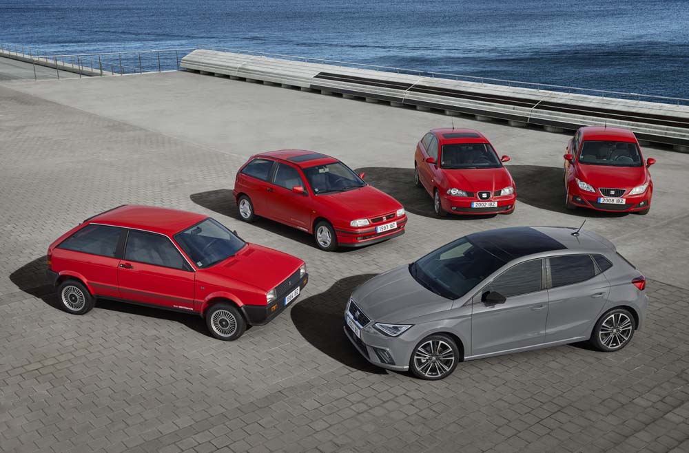 Generaciones del SEAT Ibiza