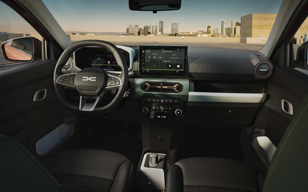 2024 Dacia Spring. Imagen interior.