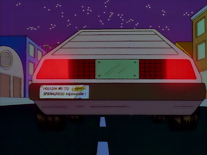 delorean los simpson 2 Motor16