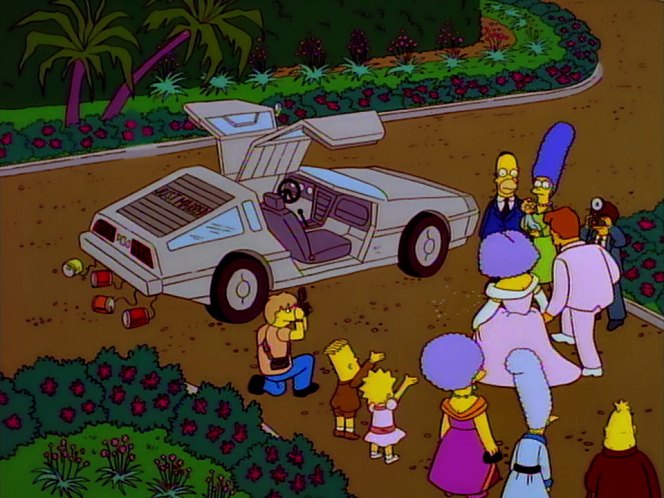 delorean los simpson Motor16