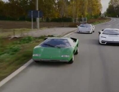 Las tres generaciones del Lamborghini Countach salen de paseo