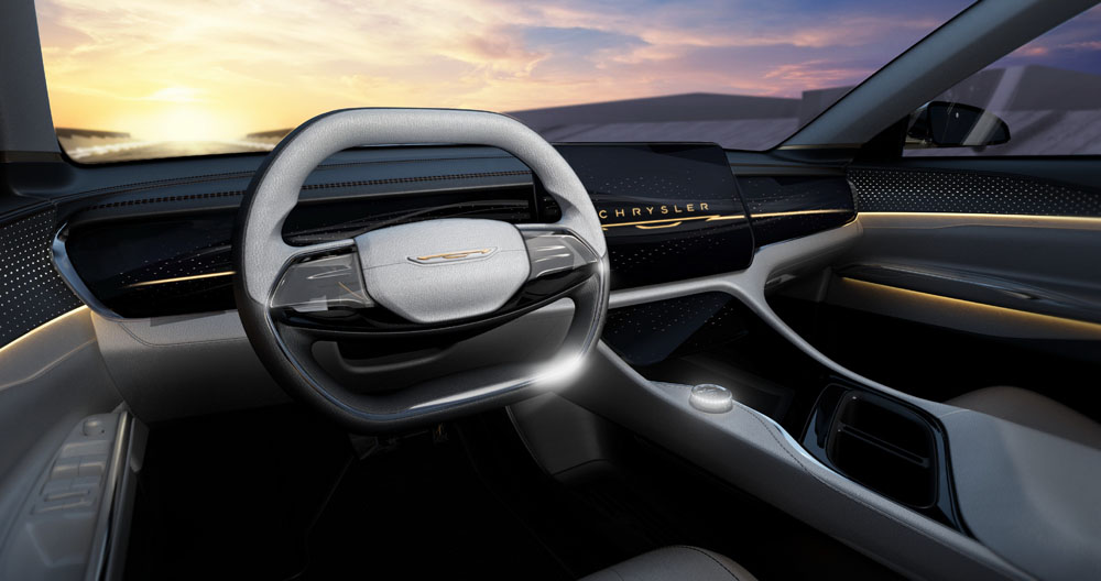 2022 Chrysler Airflow Concept Graphite. Interior.