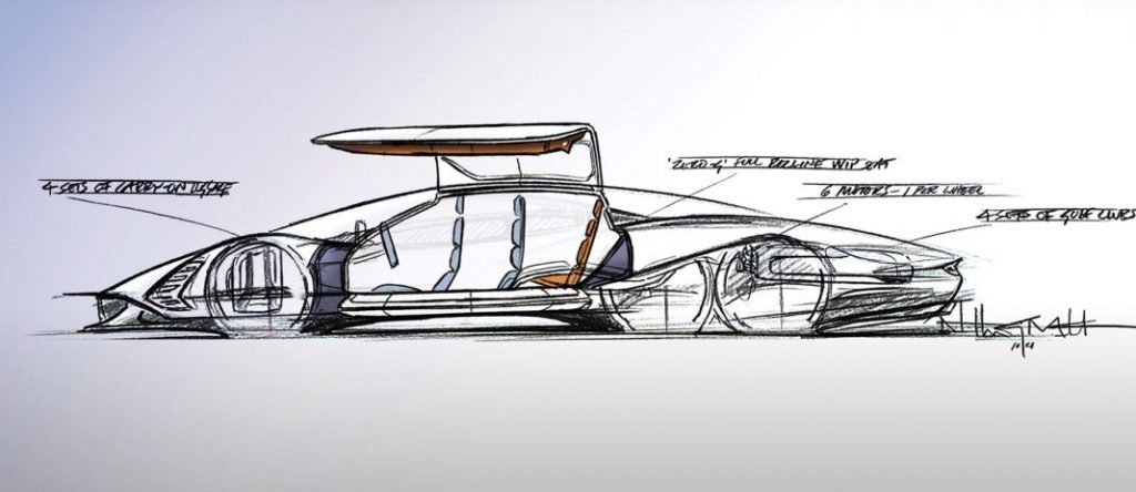2022 Hennessey Project Deep Space. Boceto.