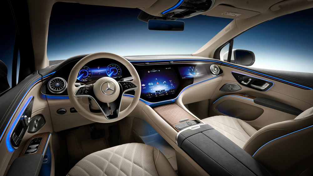 2022 Mercedes-Benz EQS SUV interior