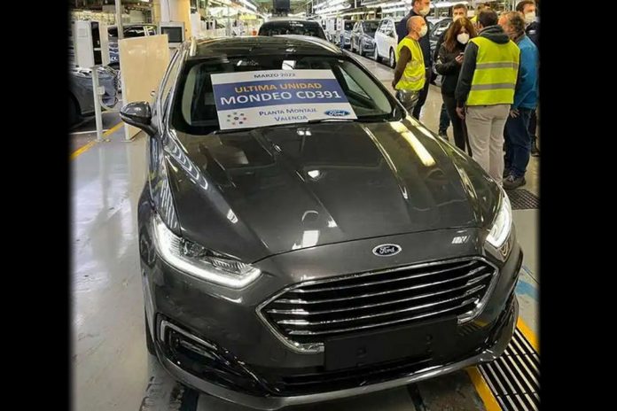 2022 Último Ford Mondeo fabricado