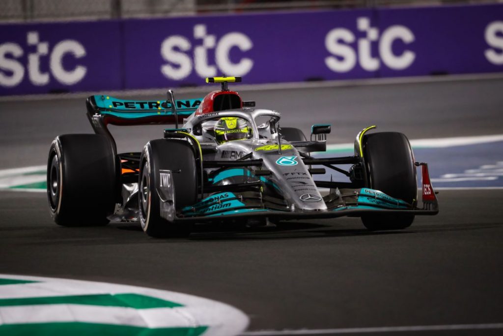 Lewis Hamilton en Jeddah