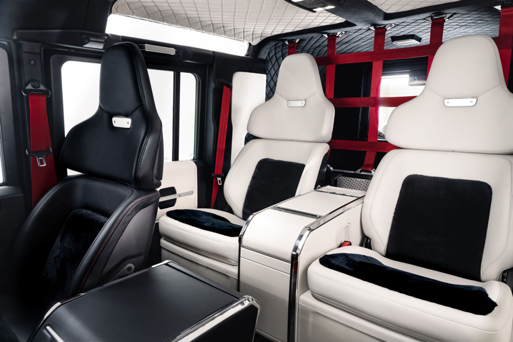 TECNIQ Land Rover Defender Q40. Imagen interior.