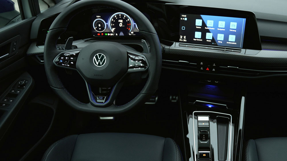 Volkswagen Golf R '20 Years'. Imagen interior.