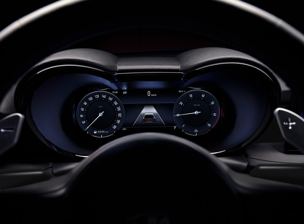 2022 Alfa Romeo Tonale. Imagen relojes.