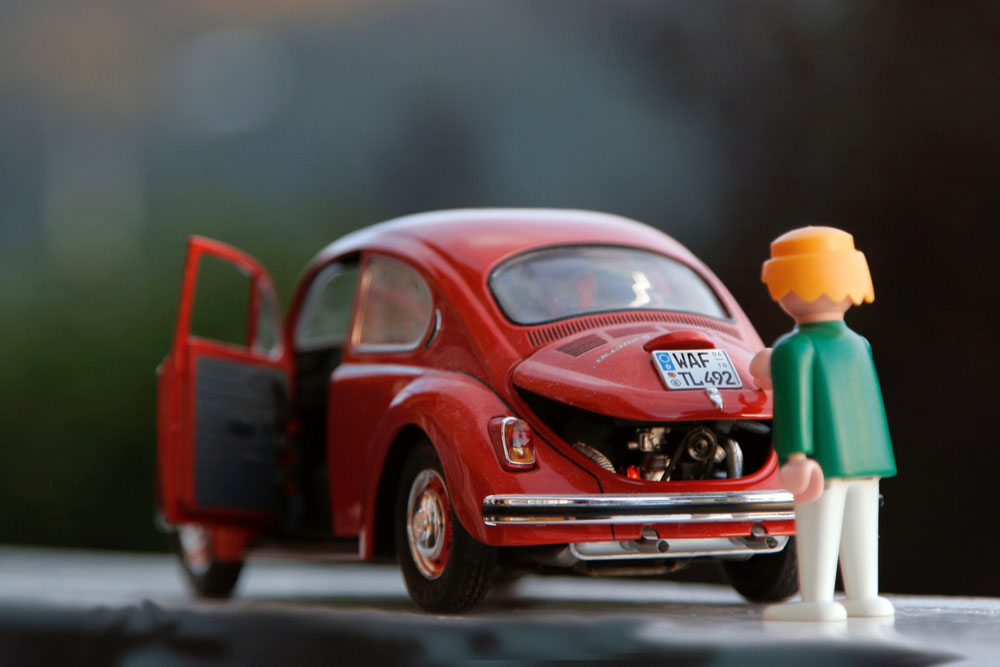 Volkswagen Escarabajo juguete fiabilidad