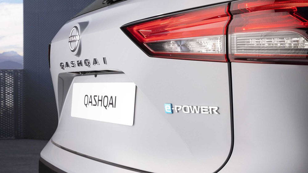 Nissan Qashqai e-Power. Imagen detalle logo.