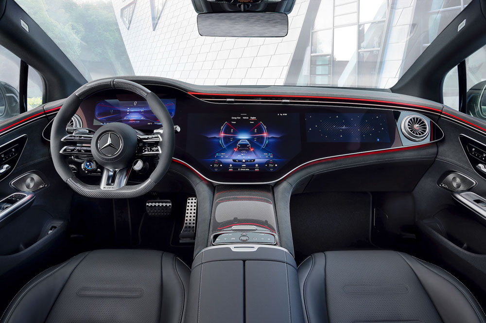Mercedes Benz EQE. interior