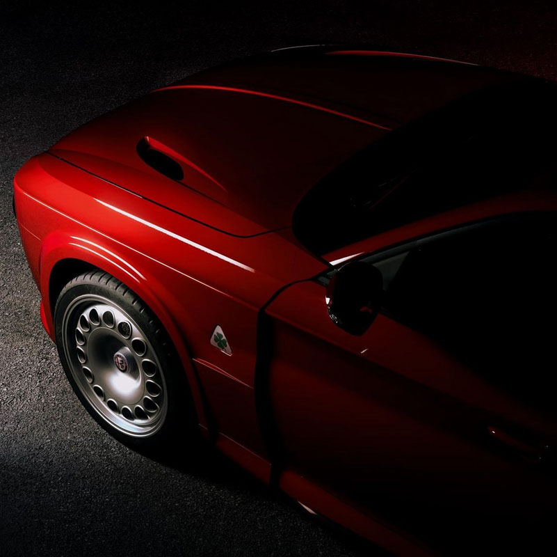 Alfa Romeo Zagato. Imagen detalle.