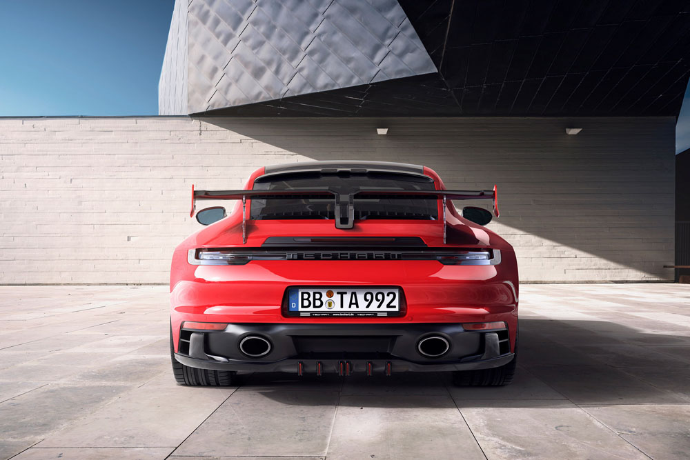 TechArt Porsche 911 GTS. Imagen estática trasera.