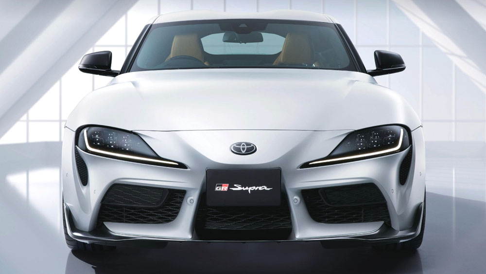 Toyota GR Supra Matte White Edition. Imagen frontal.