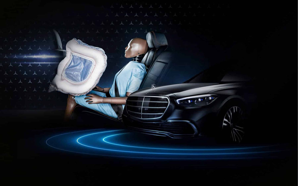 Asiento más seguro. Mercedes-Benz Clase S. Airbag trasero.
