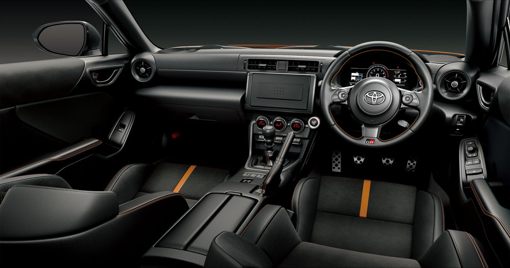 Toyota GR86 10th Anniversary Limited. Imagen interior.