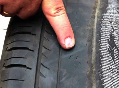 Neumático desgastado OCU