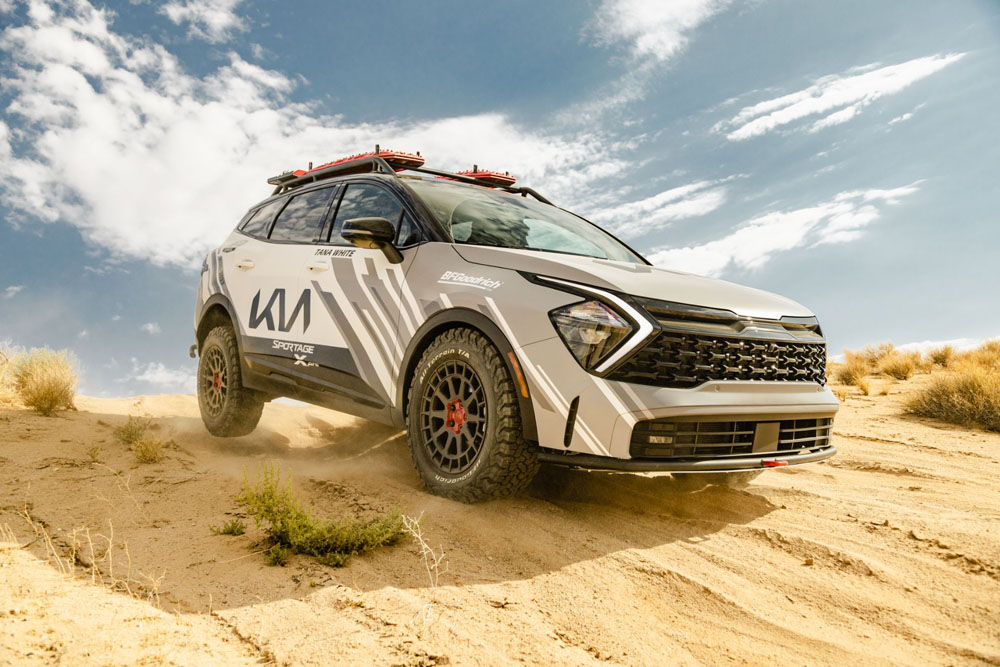 Kia Sportage X-Pro Rally Rebelle. Imagen movimiento.