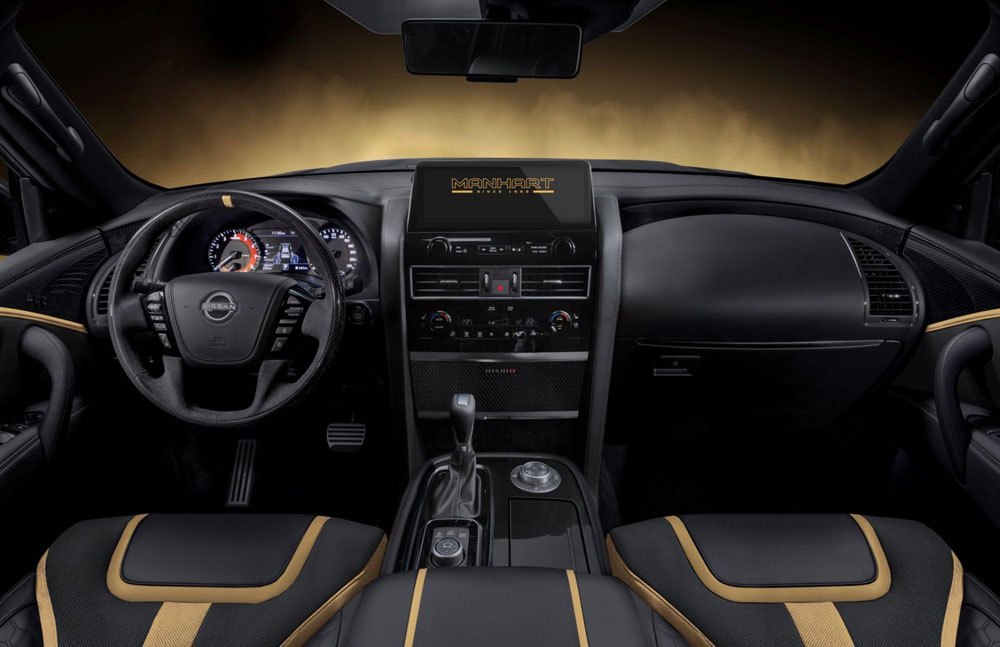 Nissan Patrol Manhart PT650. Imagen interior.