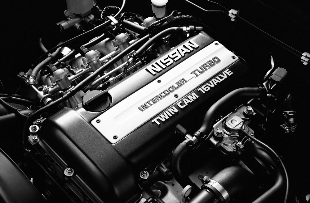 Motor Nissan SR20DET. Imagen.