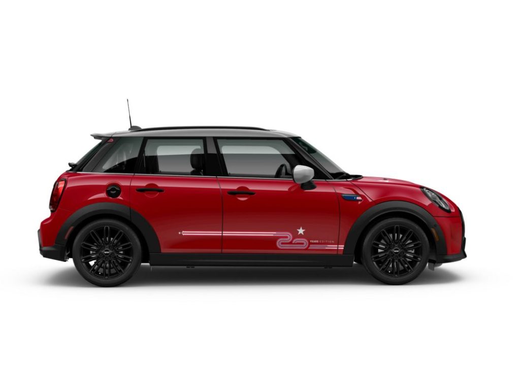 Mini Cooper S 20 Years Edition. Imagen lateral.