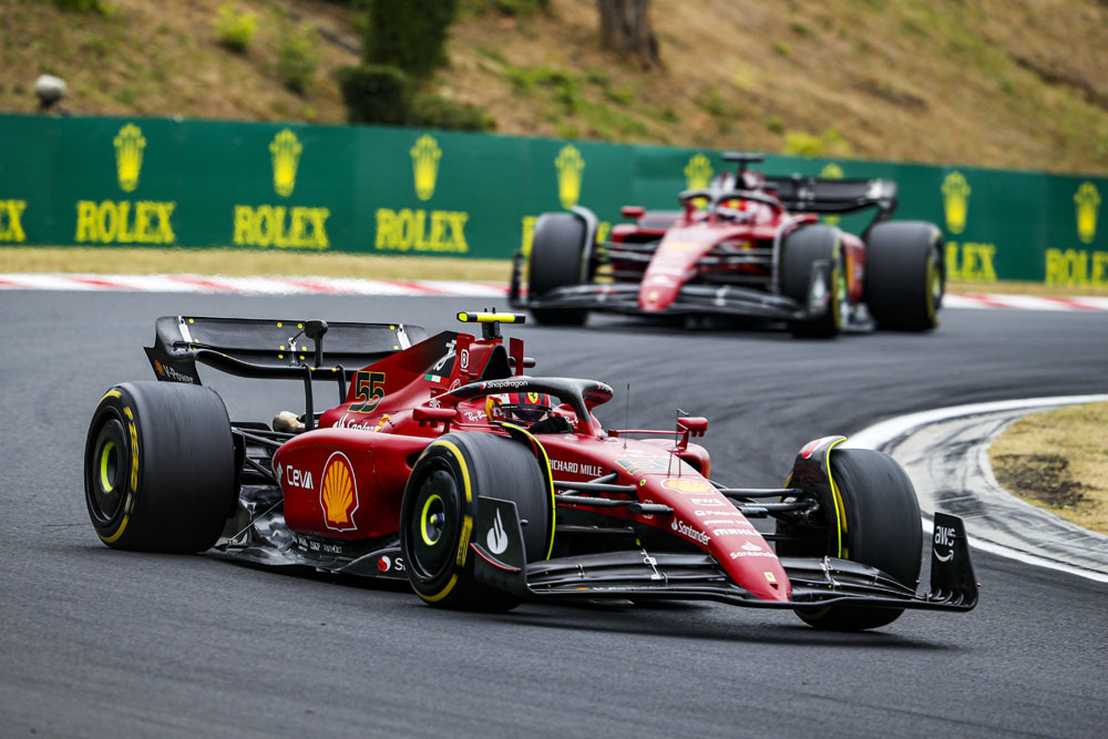 2023 Ferrari Carlos Sainz y Charles Leclerc.
