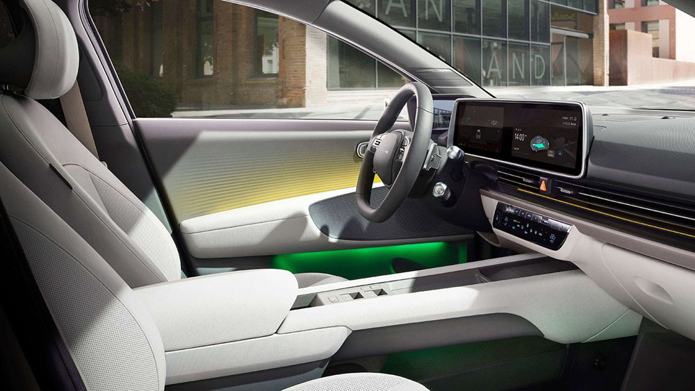 Hyundai Ioniq 6. Imagen interior.