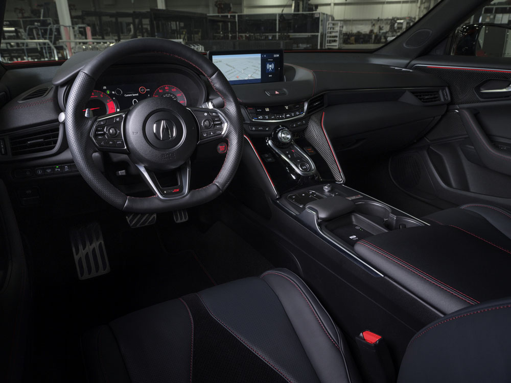 Acura TLX Type S PMC Edition. Imagen interior.