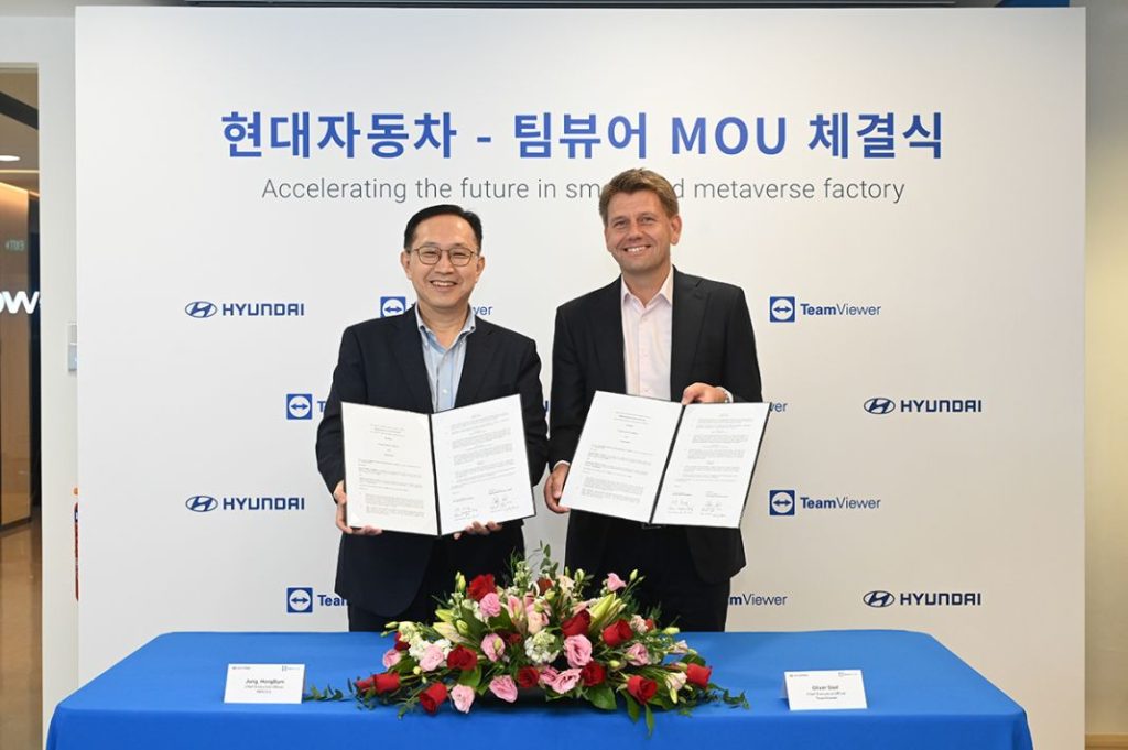 Acuerdo de Hyundai y TeamViewer.