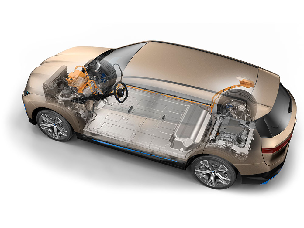 BMW Neue Klasse futuros eléctricos. Imagen plataforma BMW iX.