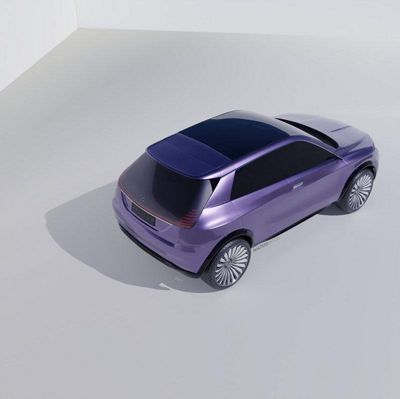 2022 Lancia Ypsilon Design Study 12 Motor16