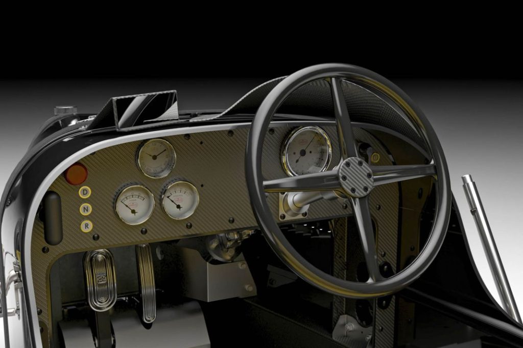 2022 Bugatti Baby II Carbon Edition. Imagen interior.