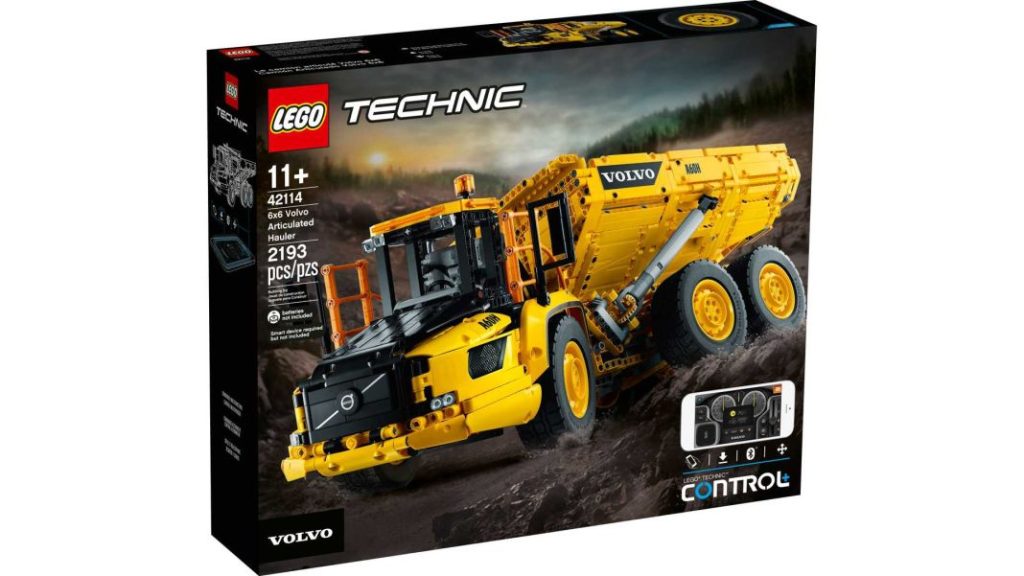 Lego Technic Volvo 6x6. Imagen caja.