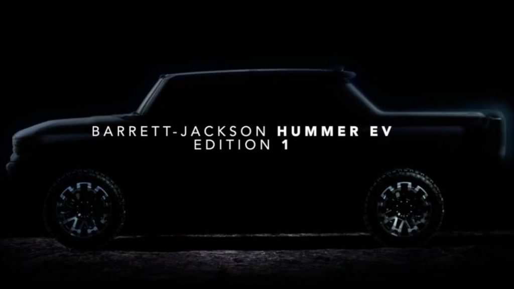 2023 GMC Hummer EV Barrett-Jackson. Imagen subasta.