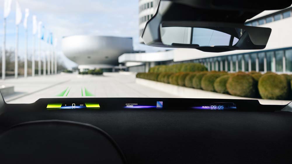 Head-up Display de BMW.
