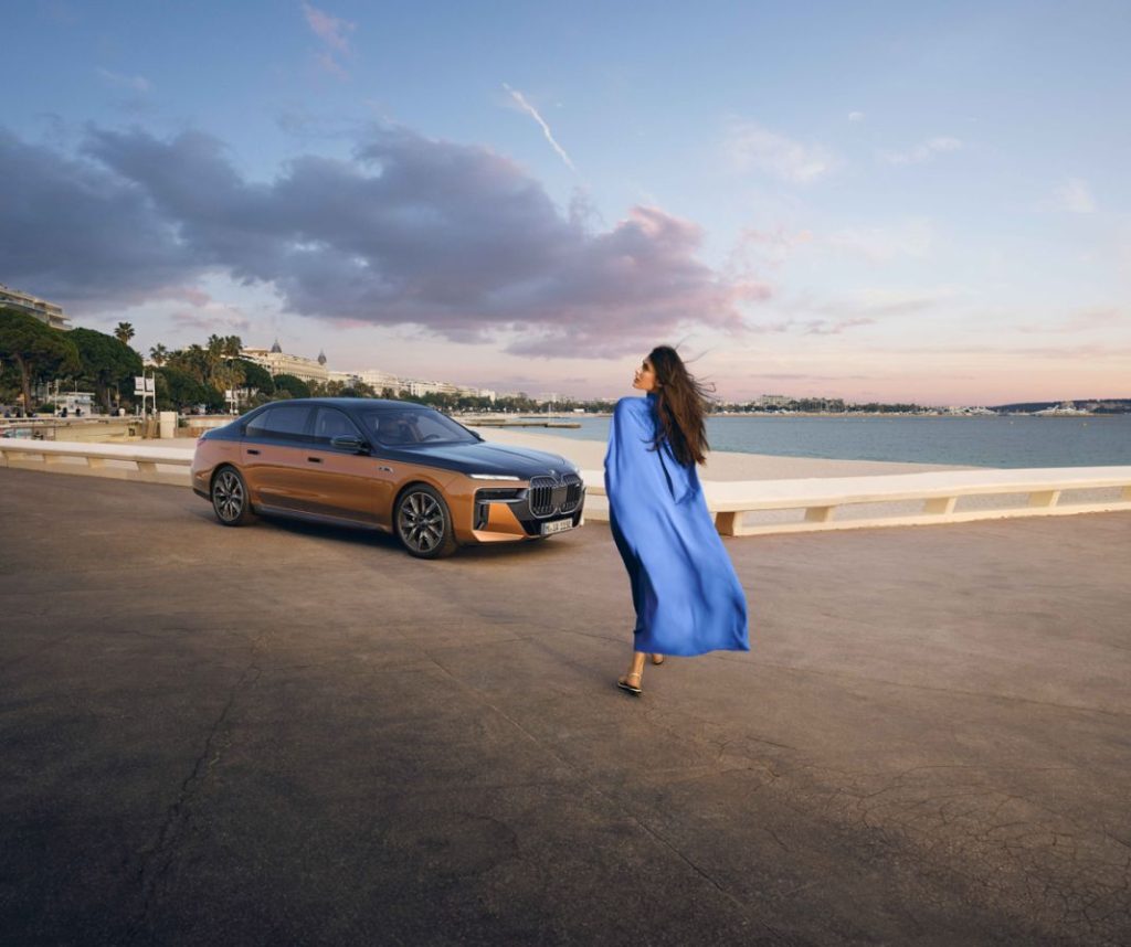 El BMW i7 M70 xDrive estará en Cannes.