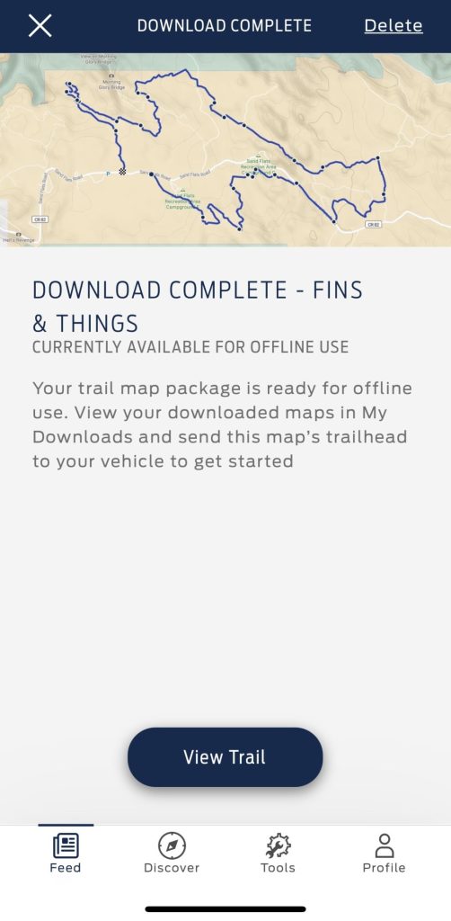 Bronco Trail app Map Downloads Motor16