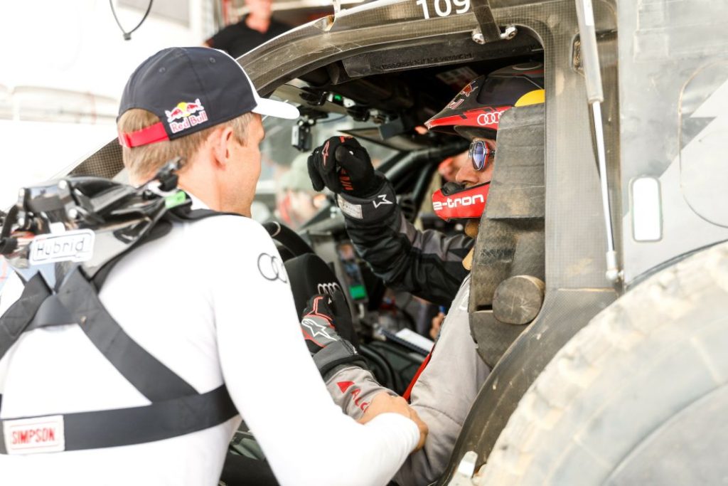 Carlos Sainz prueba test Audi RS Q e tron e2 2023 36 Motor16