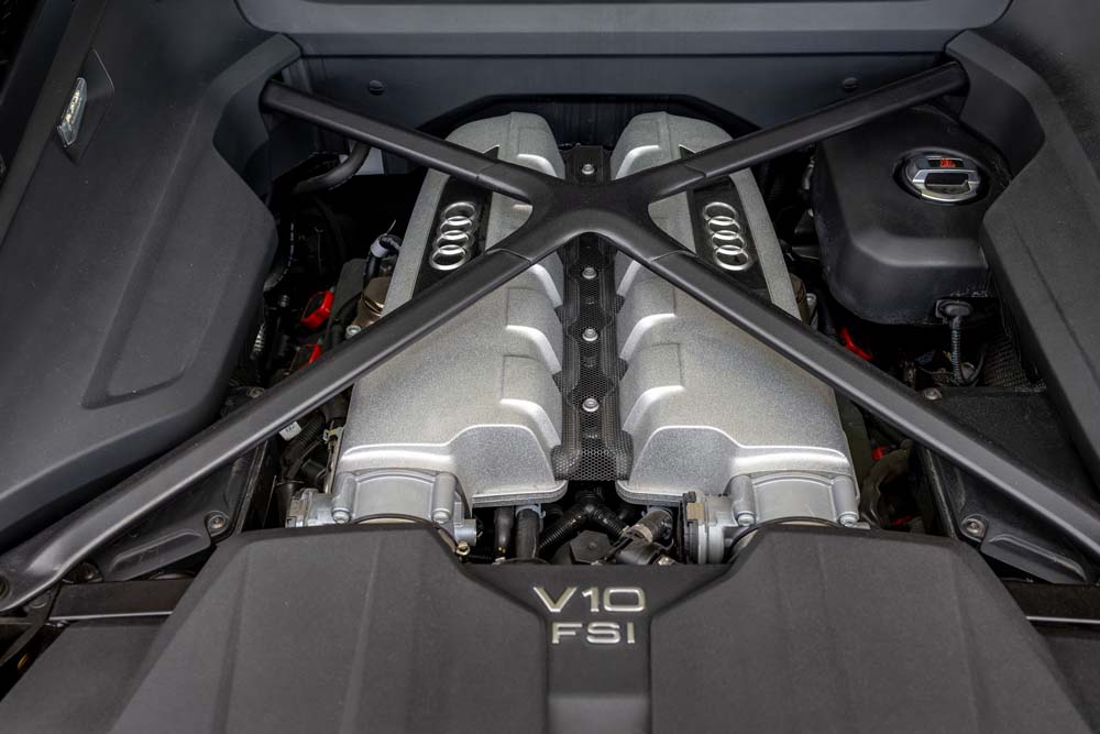 Motor del Audi R8 V10 coupé