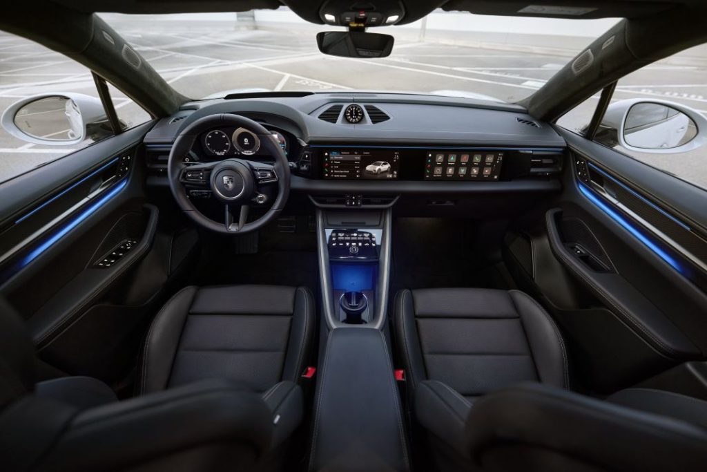 2024 Porsche Macan eléctrico. Imagen interior.